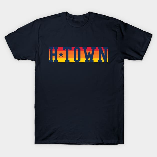 Houston H-Town Baseball Fan Tee: Hit It Out of the Park, Y'all! T-Shirt by CC0hort